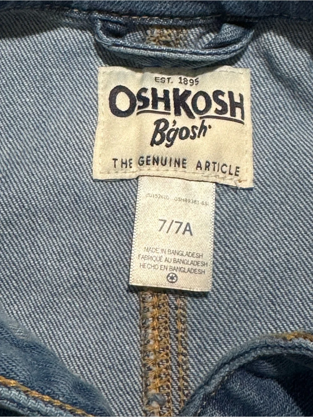 Girls' Osh Kosh Heart Denim Jacket
